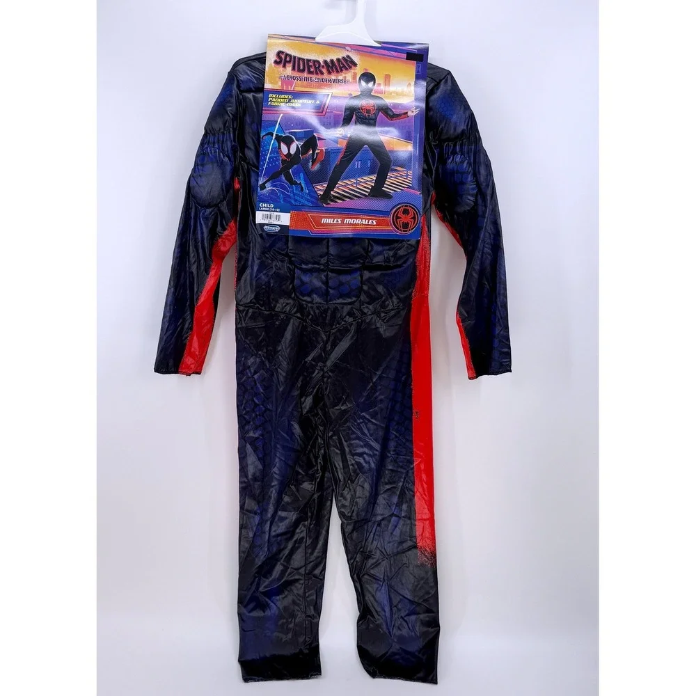 Marvel Spider-Man Across Spider-Verse Miles Morales Child Costume Large 10-12